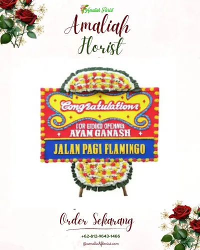 Bunga Papan Congratulation di Dermo